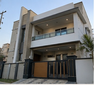 Modern Indian home exterior